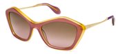 Miu Miu MU 02OS MA95P1 Opal Pink sunglasses