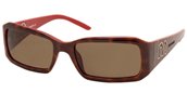 Miu Miu MU 07HS 7088C1 Dark Havana  Brown Brown sunglasses