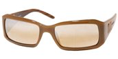 Miu Miu MU 07HS 7PB7J1 Nude Root Brown Silver Mirror Gold Gradient sunglasses