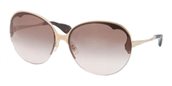 Miu Miu MU 51OS JAZ0A6 Gold sunglasses