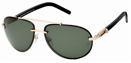 Mont Blanc MB272 Gold Black/Grey Green (28N) sunglasses