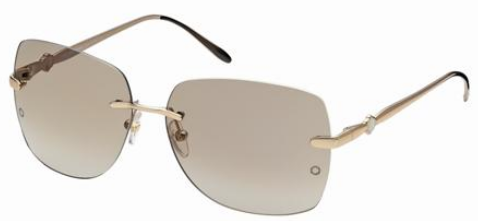 Mont Blanc MB354S 28F Gold w/Brown Gradient Lenses sunglasses