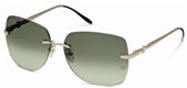 Mont Blanc MB354S 28P Gold/Tort w/Grey/Green Lenses sunglasses