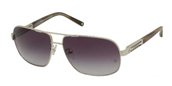 Mont Blanc MB368S 16W Silver Havana sunglasses