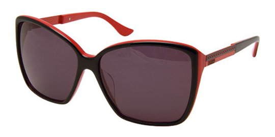Moschino MO589 03 Black Red Smoke sunglasses