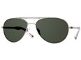 Mosley Tribes Crane Brushed Silver   Grey sunglasses