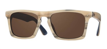 Mosley Tribes Lyndel MT6013/S CR-39 Yellow Gingham Brown 1191 sunglasses