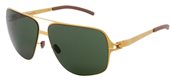 Mykita Cassius 013 Glossy Gold, Green Solid sunglasses