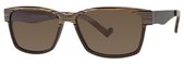 Ogi 8040 Brown Horizontal Copper sunglasses