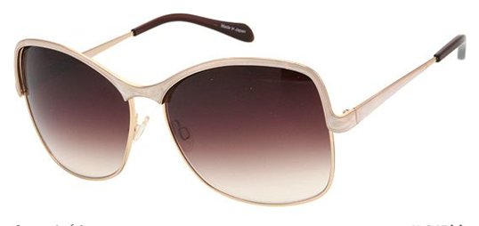 Oliver Peoples Annice Akoya Pearl Gold Spice Brown Gradient sunglasses