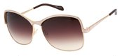 Oliver Peoples Annice Akoya Pearl Gold Spice Brown Gradient sunglasses
