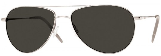 Oliver Peoples Benedict Silver With Mineral Grass Grey sunglasses