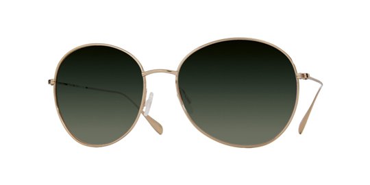 Oliver Peoples Blondell Gold With Green Gradient Polarized Lens sunglasses