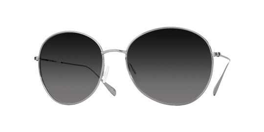 Oliver Peoples Blondell Silver With Grey Gradient Polarized Lens sunglasses