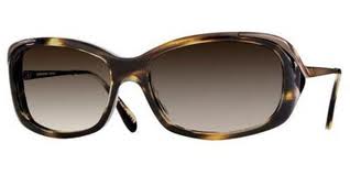 Oliver Peoples Caressa Cocobolo Mink Gradient Lens sunglasses