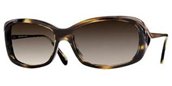 Oliver Peoples Caressa Cocobolo Mink Gradient Lens sunglasses
