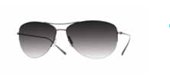 Oliver Peoples Strummer Black Chrome Grey Gradient sunglasses