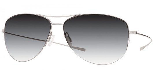 Oliver Peoples Strummer Silver With Grey Gradient sunglasses