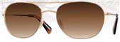 Paul Smith Callum Brushed Gold Brown Gradient Polar sunglasses