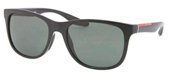 Prada Sport PS 03OS 1AB3O1 Black Gray Green sunglasses