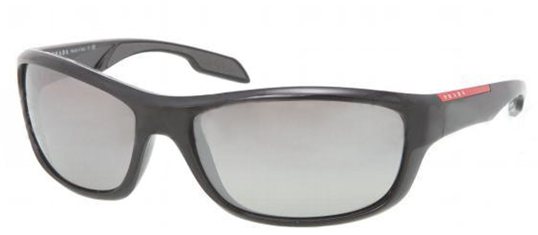 Prada Sport PS 04NS 1AB4S1 Black Grey Gradient sunglasses