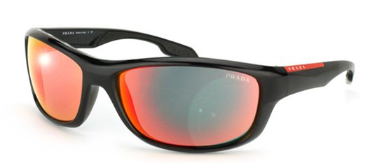 Prada Sport PS 04NS 1AB6Y1 Black/Red Multi Layer sunglasses