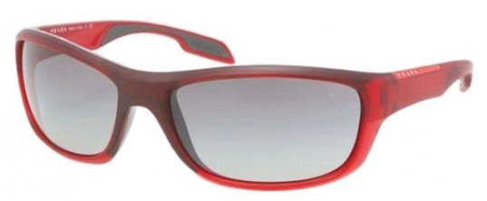Prada Sport PS 04NS JAM3M1 Bordeaux Gray Gradient sunglasses