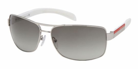 Prada Sport PS 54IS 1BC3M1 Silver Gray Gradient sunglasses
