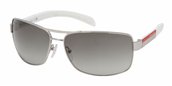 Prada Sport PS 54IS 1BC3M1 Silver Gray Gradient sunglasses