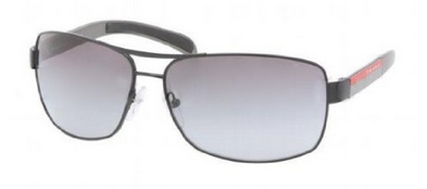 Prada Sport PS 54IS 1BO3M1 Demi Shiny Black/Gray Gradient sunglasses