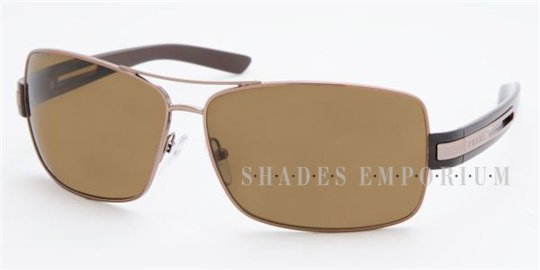 Prada Sport PS 54IS 4AC5Y1 DARK BRONZE POLAR BROWN sunglasses