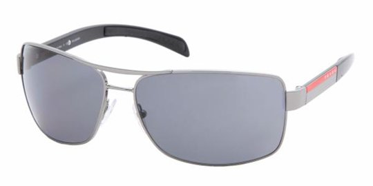 Prada Sport PS 54IS 5AV5Z1 Gunmetal Polarized Gray sunglasses