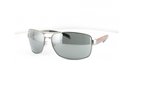 Prada Sport PS 54IS 7CQ7W1 Gunmetal Demi Shiny Silver Mirror sunglasses