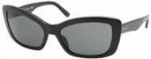 Prada PR 03NS 1AB1A1 Black Gray sunglasses
