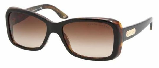 Ralph Lauren RL8066 526013 Top Black havana Brown Gradient sunglasses