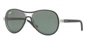 Ray Ban Junior RJ9055S 190/71 Transparent/Black Green sunglasses