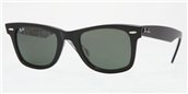 Ray Ban RB2140 Original Wayfarer 1028 Top Black On Tex.metro'/CrystalGreen sunglasses