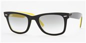 Ray Ban RB2140 100032 Top Black on Tr. St.yellow Crystal Grey Gradient sunglasses