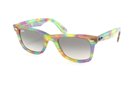 Ray Ban RB2140 104132 Pink Rule Yellow Crystal Gray Gradient sunglasses