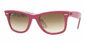 Ray Ban RB2140 104551 Top Fuchsia Crystal Brown Gradient sunglasses
