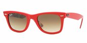 Ray Ban RB2140 105151 Top Red on Texture Crystal Brown Gradient sunglasses