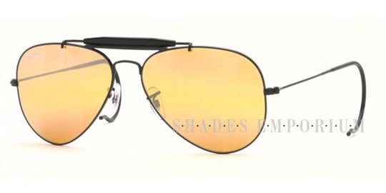 Ray Ban RB3030 0024F black photo yellow gsm sunglasses