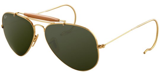 Ray Ban RB3030 L0216 G 15xlt Gold sunglasses