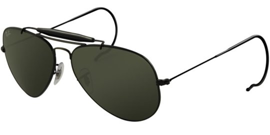 Ray Ban RB3030 L9500 G 15xlt Black sunglasses