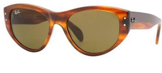 Ray Ban RB4152 820 Striped Havanna sunglasses