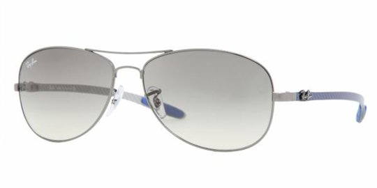 Ray Ban RB8301 004/32 Dark Grey Gradient Grey sunglasses