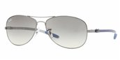 Ray Ban RB8301 004/32 Dark Grey Gradient Grey sunglasses