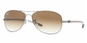 Ray Ban RB8301 004/51 Gunmetal Brown Gradient sunglasses