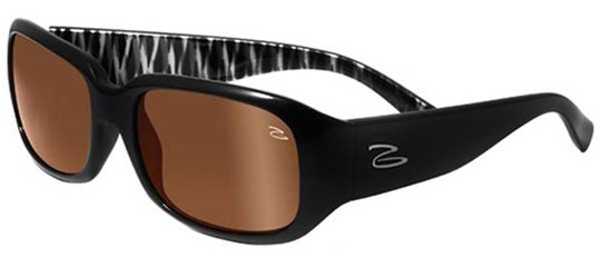 Serengeti Cosmopolitan Giuliana 7708 Shiny Black Zebra  sunglasses