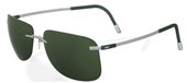 Silhouette Softtouch 8638 6150 Iq pol Green Polarized sunglasses